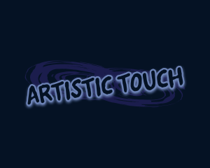 Graffiti Glow Brush logo design