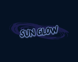 Graffiti Glow Brush logo design