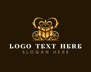 Wagon Wheel - Gift Carriage Event logo design