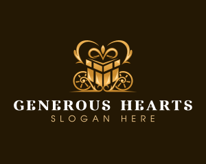 Giving - Gift Carriage Event logo design