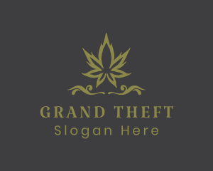 Herbalist - Ornate Herbal Marijuana logo design