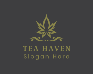 Ornate Herbal Marijuana logo design