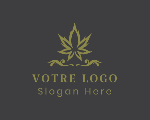 Marijuana Dispensary - Ornate Herbal Marijuana logo design