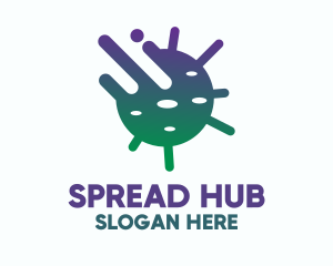 Spread - Fast Virus Spread logo design