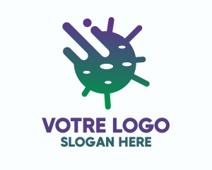 Bacteria - Fast Virus Spread logo design