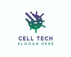 Cell - Fast Virus Spread logo design