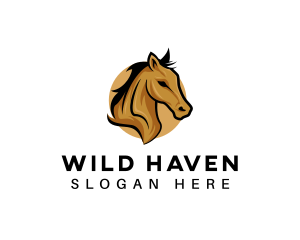 Animal Horse Farm logo design