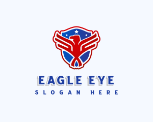 American Eagle Shield logo design