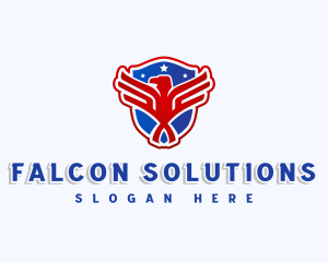 American Eagle Shield logo design