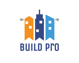 Construction City Building  logo design