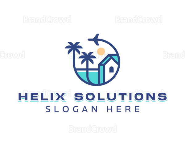 Airplane Flight Travel Logo