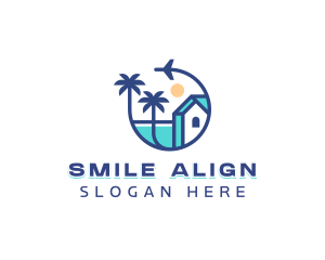 Airplane Flight Travel Logo