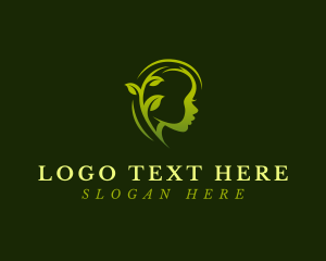 Nature - Natural Organic Woman logo design