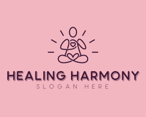 Spiritual Healing Yoga logo design