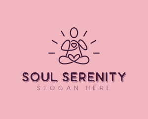 Healing - Spiritual Healing Yoga logo design