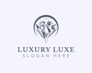 Diamond Luxury Gem logo design