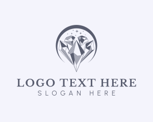 Stone - Diamond Luxury Gem logo design