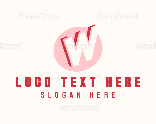 Advertising Agency Letter W Logo