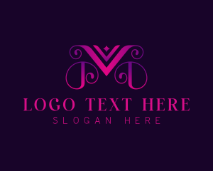 Wedding - Elegant Luxury Letter M logo design