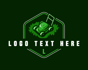 Trim - Lawn Landscaping Mower logo design