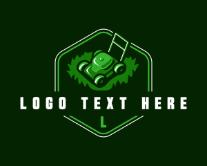 Horticulture - Lawn Landscaping Mower logo design