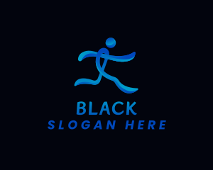 Running - Running Athlete Sports logo design