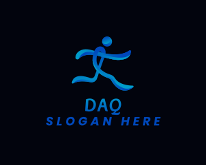 Dash - Running Athlete Sports logo design