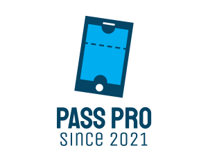 Pass - Mobile Ticket Booth logo design