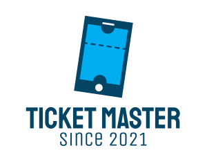 Ticket - Mobile Ticket Booth logo design