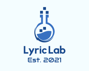 Digital Pixel Laboratory  logo design