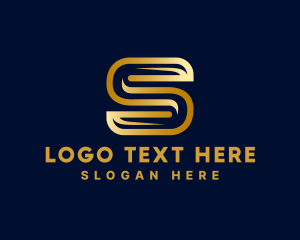 Golden - Premium Professional Letter S logo design