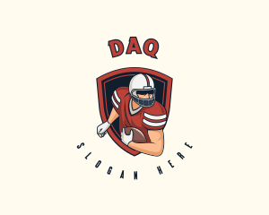 Football Shield Sports Logo