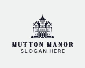 Manor Mansion House logo design