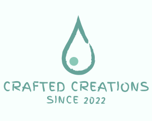 Droplet Water Paint  logo design