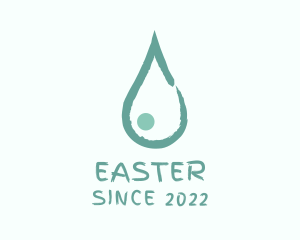 Watercolor - Droplet Water Paint logo design