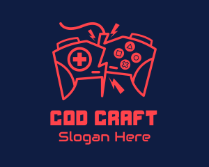 Cod - Electric Game Controller logo design