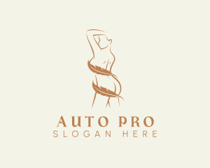 Naked - Erotic Nude Woman logo design