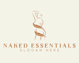 Bare - Erotic Nude Woman logo design
