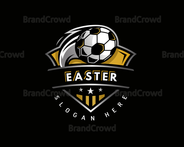 Soccer League Football Logo