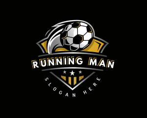 Soccer League Football Logo