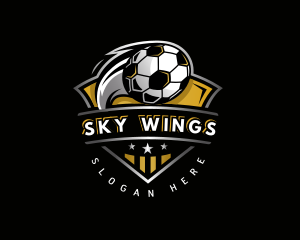 Soccer League Football Logo