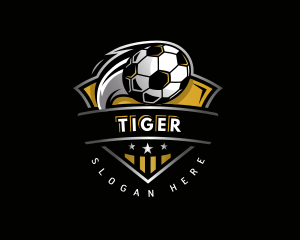 Soccer League Football Logo