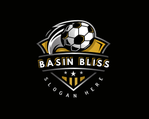 Soccer League Football logo design