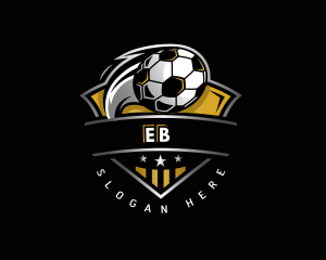 Ball - Soccer League Football logo design