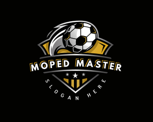 Soccer League Football logo design