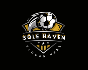 Varsity - Soccer League Football logo design