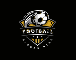 Soccer League Football logo design