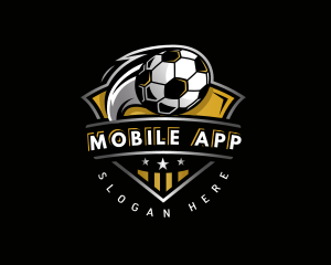 Goal Keeper - Soccer League Football logo design