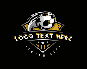 Football - Soccer League Football logo design