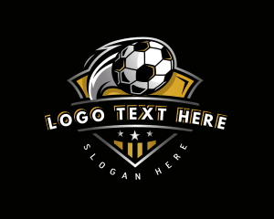Soccer League Football Logo